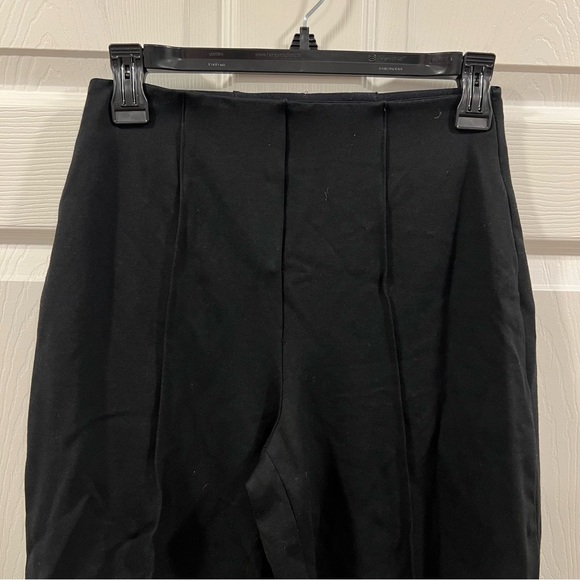 Spanx Super Smooth Perfect Fit Ponte Cropped Wide Leg Pant Black Size XS - Picture 4 of 10